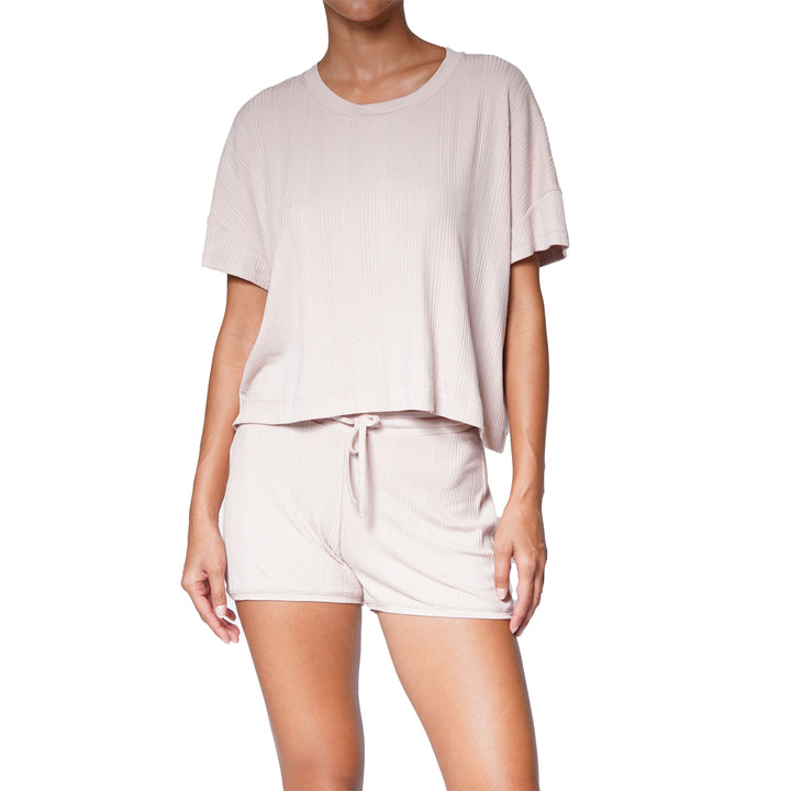 Comfortable Relaxed T-shirt - Beige