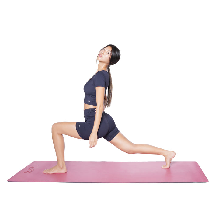 Huit bien-etre v-shaped color block bike shorts, yoga shorts, Huit.com