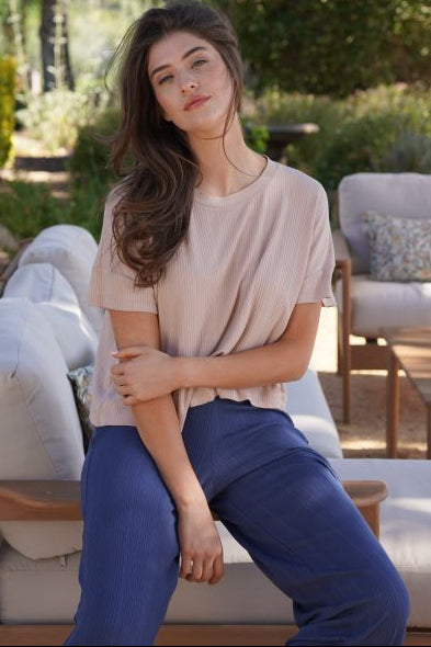 Modal Comfy Relax Pants - Denim