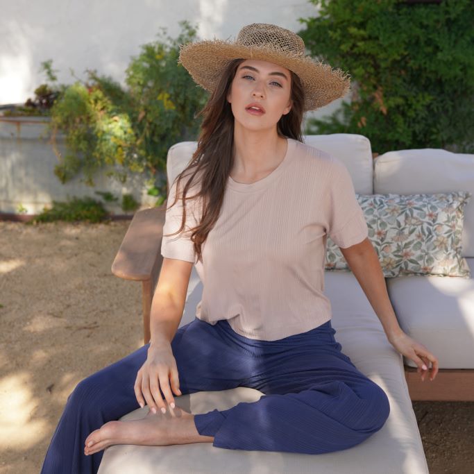 Modal Comfy Relax Pants - Denim