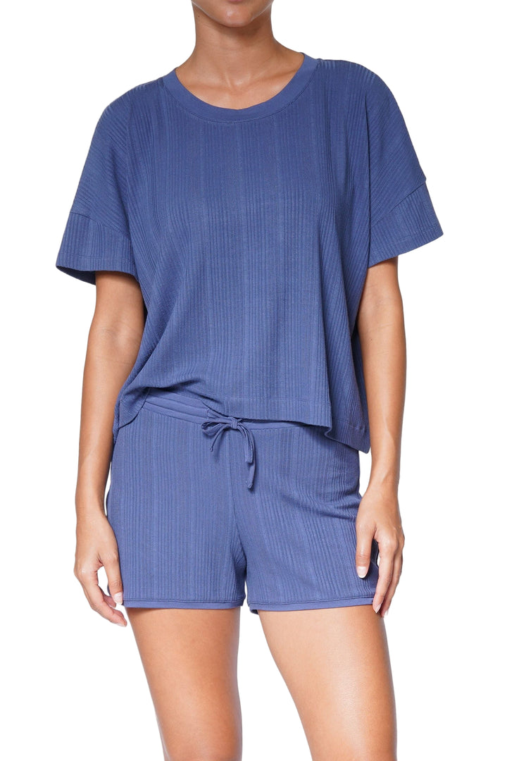 soft Relaxed T-shirt - Denim