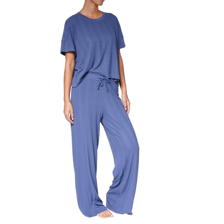 soft Relaxed T-shirt - Denim