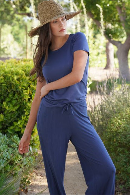 Modal Comfy Relax Pants - Denim