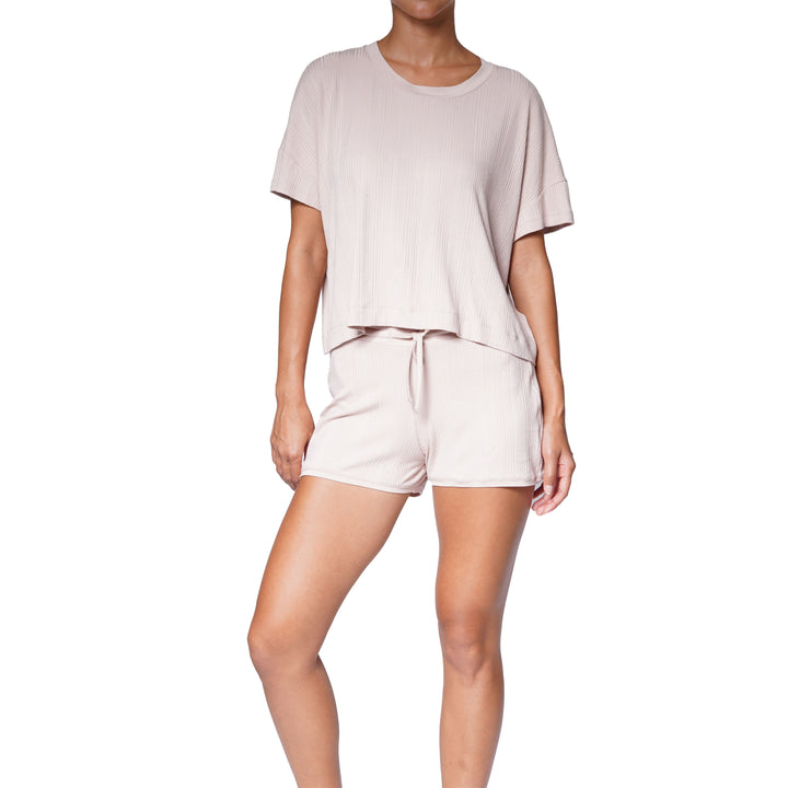 Comfortable Relaxed T-shirt - Beige