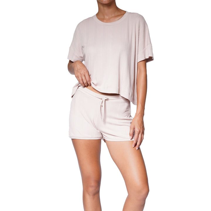 Soft Modal Shorts - Beige