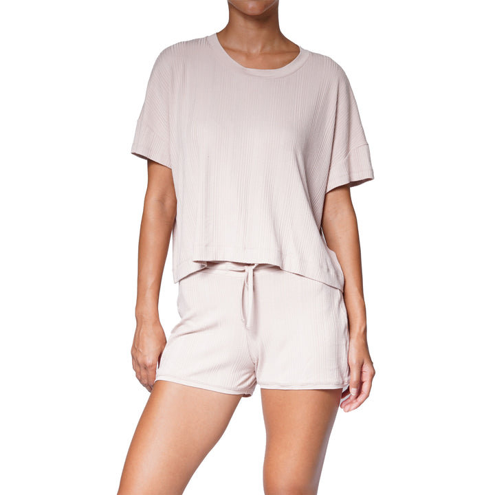 Comfortable Relaxed T-shirt - Beige