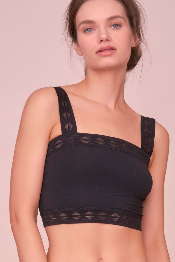 Jeanne Crop Top - Black