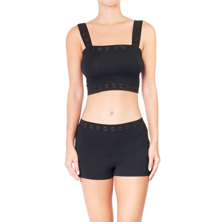 Jeanne Crop Top - Black