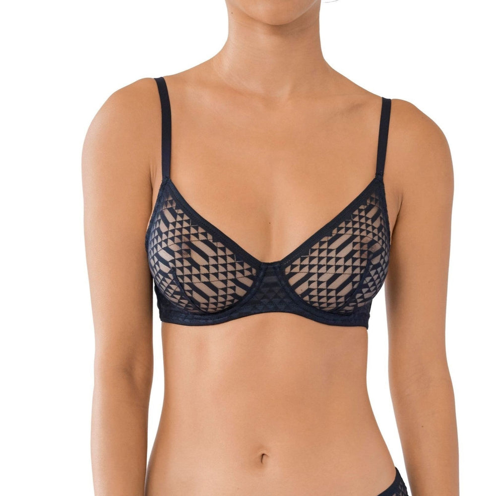 Garconne black underwire bra, Huit Lingerie 