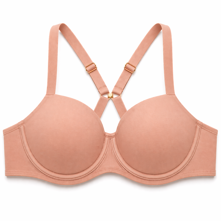 ☁️ B23- Lightweight Microfiber Spacer Bra - Blush