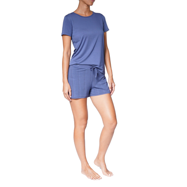 Douceur Ribbed Classic t-shirt, Huit.com