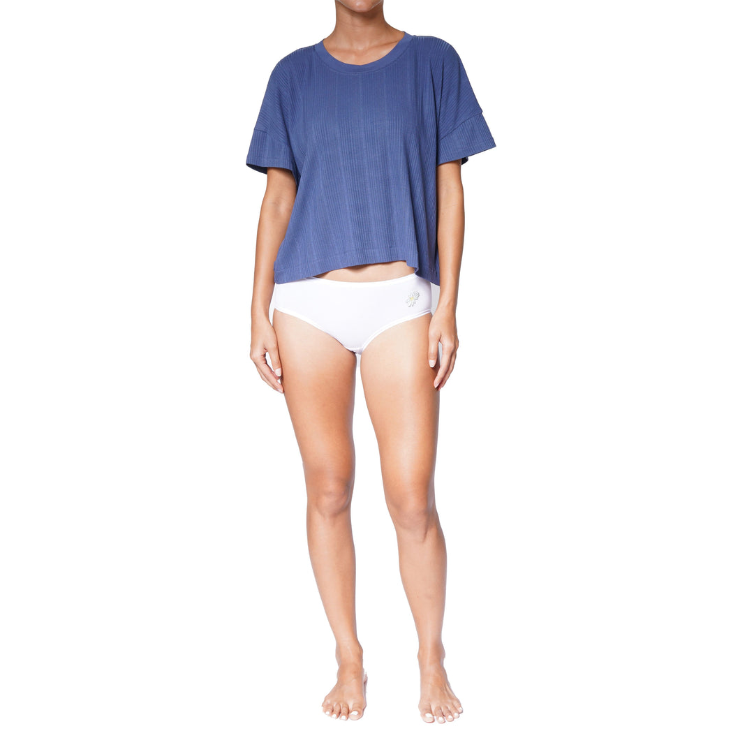 Douceur by Huit8 Relaxed T-shirt - Denim