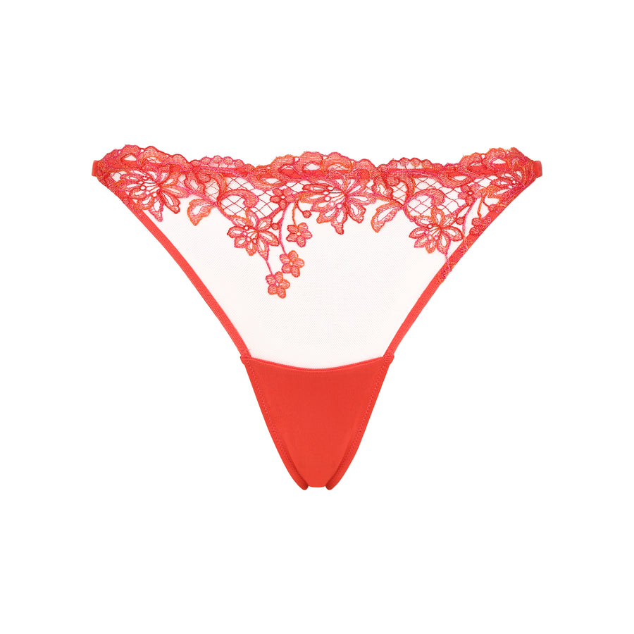 Red String Tanga Lingerie