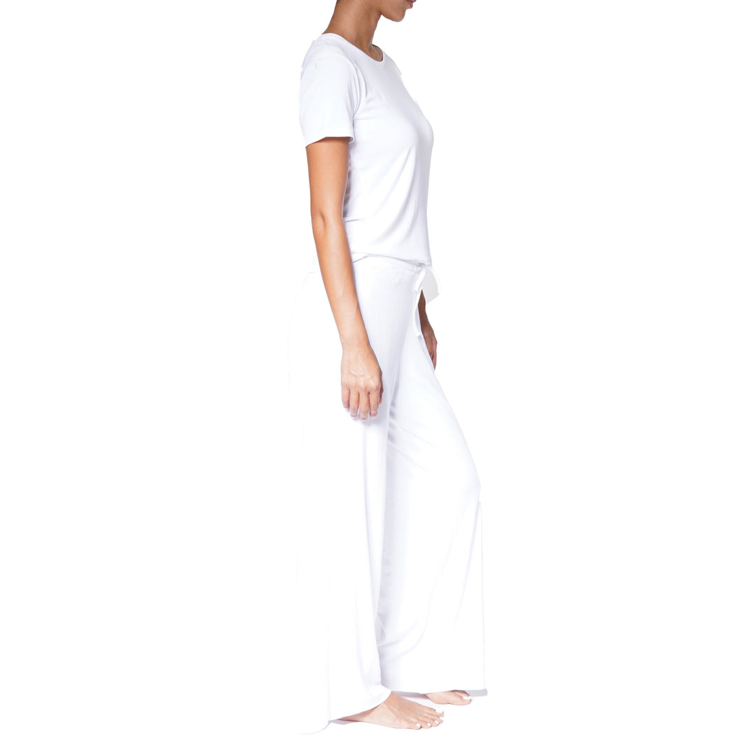 Douceur by Huit8 Pants - White