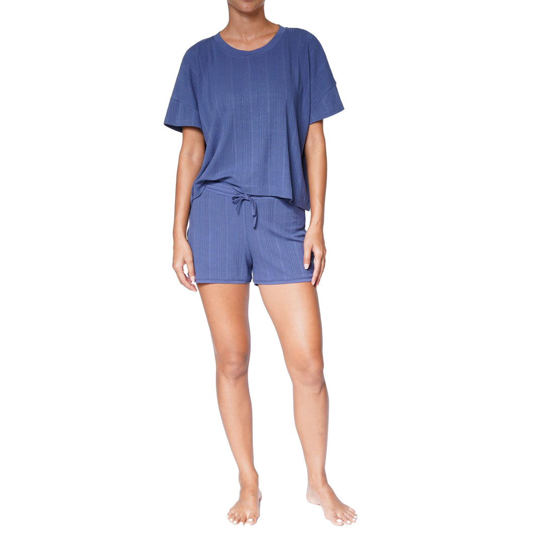 Douceur by Huit8 Relaxed T-shirt - Denim