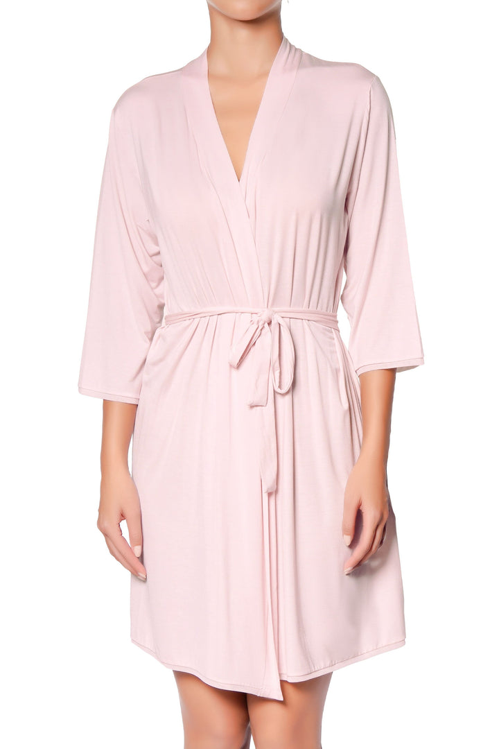 Buttery Micro Modal Robe- Attached Belt