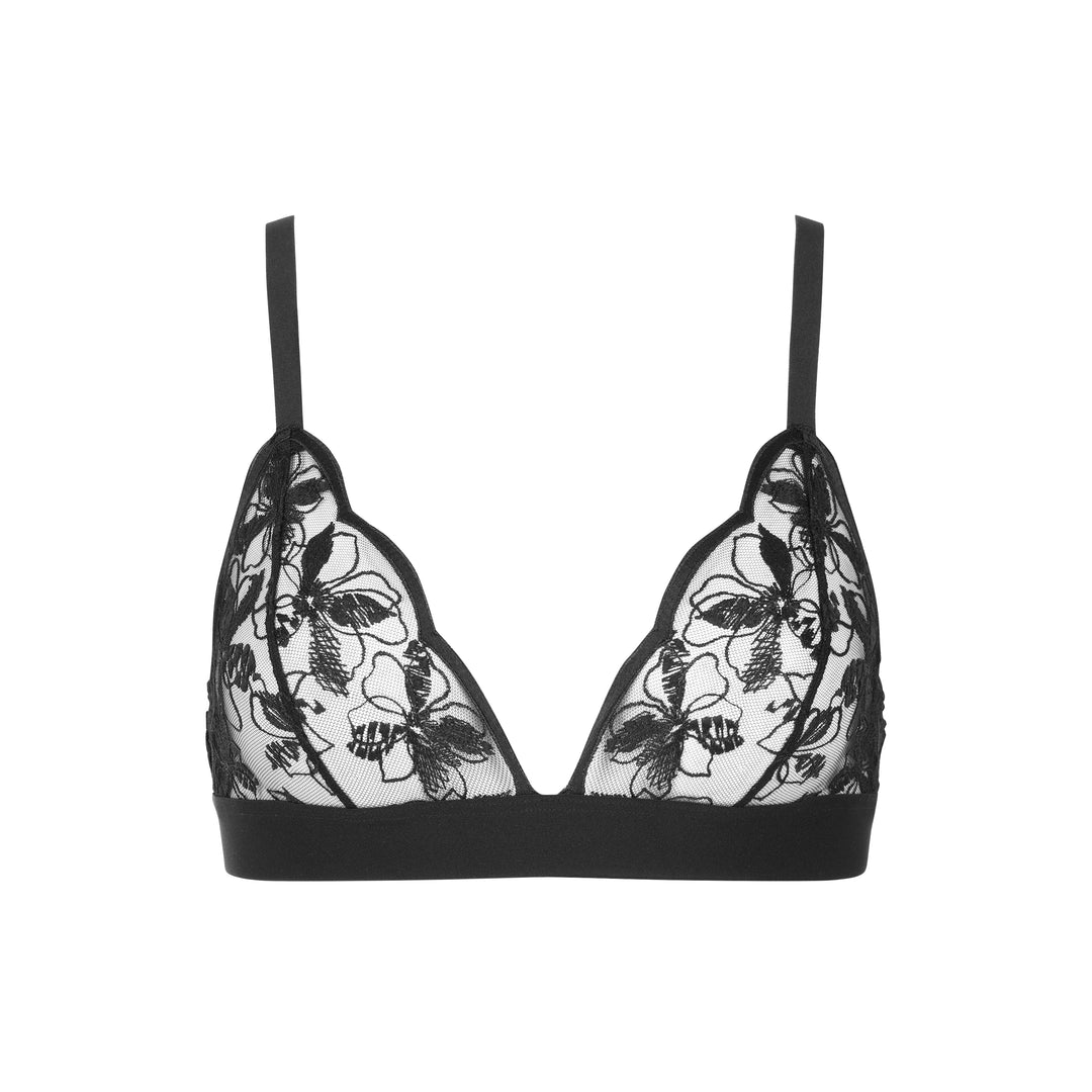 Lettre d'Amour Bralette - Black