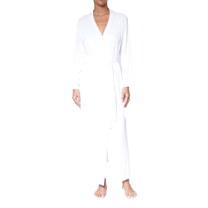 Robe longue Douceur par Huit8 - Blanc