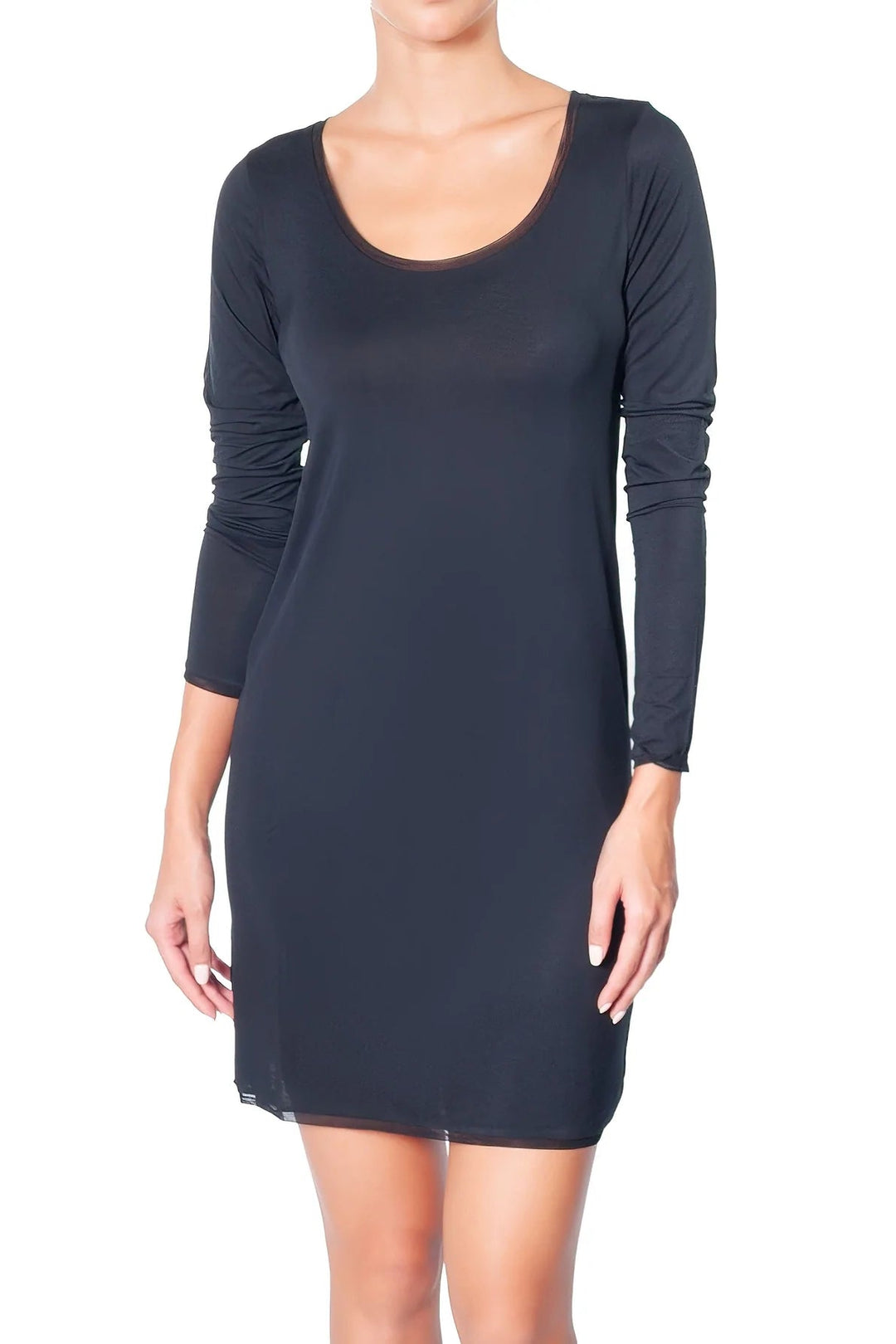 Long Sleeve Chemise-Micro modal