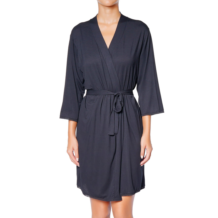 Buttery Micro Modal Robe- Attached Belt