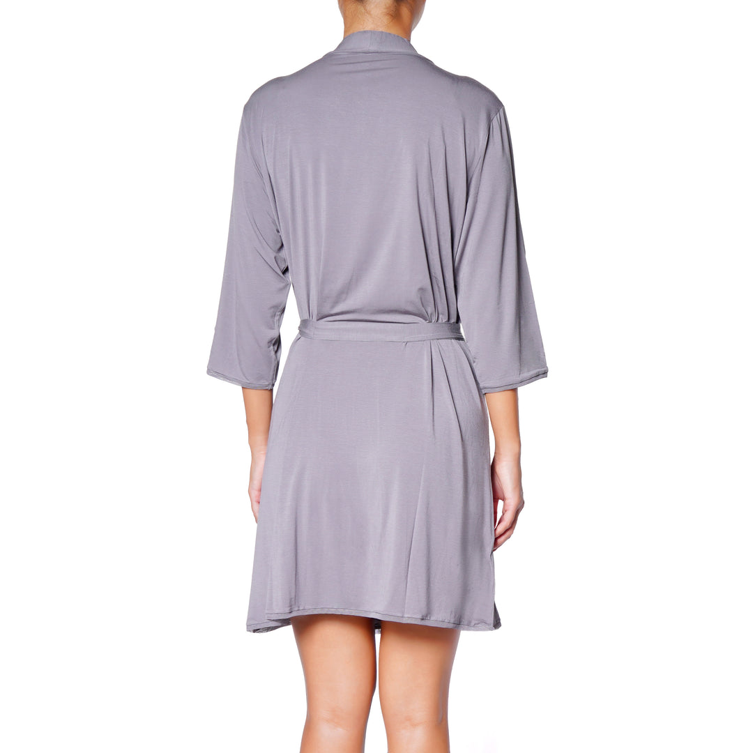 Buttery Micro Modal Robe- Attached Belt
