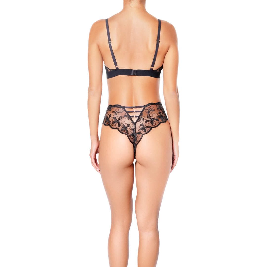 Lettre d'Amour Bralette - Black