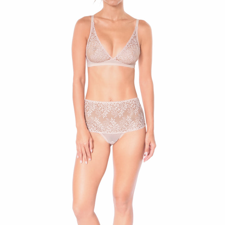Desir High Waist Brief - Blush