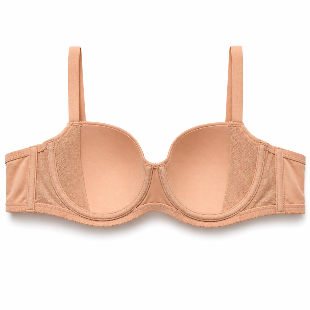 ☁️ B23- Lightweight Microfiber Spacer Bra - Blush