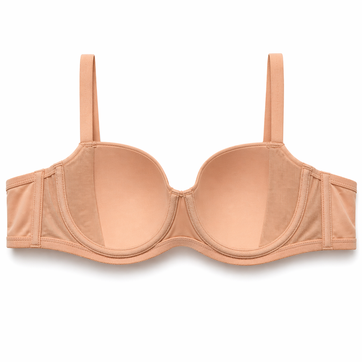 ☁️ B23- Lightweight Microfiber Spacer Bra - Blush