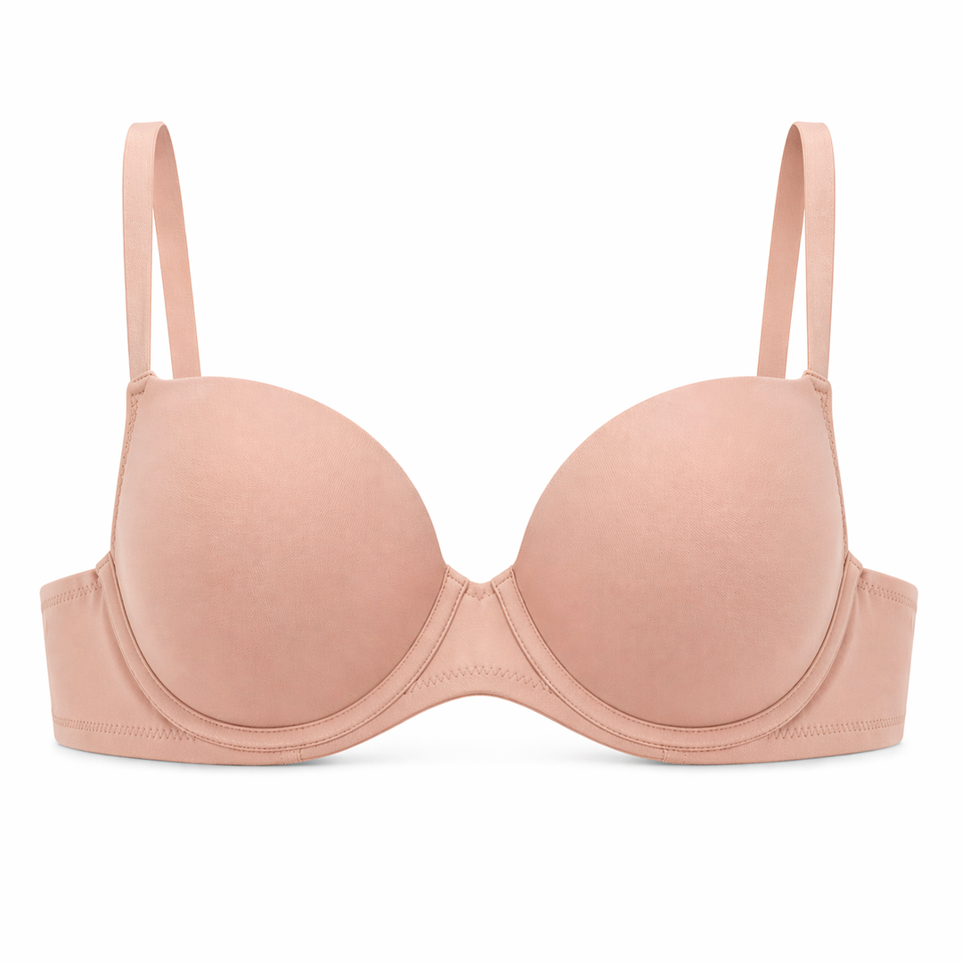 ☁️ B23- Lightweight Microfiber Spacer Bra - Blush