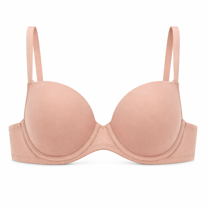 ☁️ B23- Lightweight Microfiber Spacer Bra - Blush