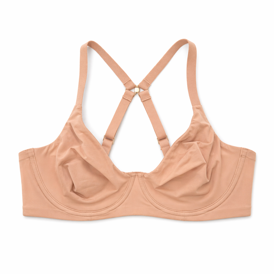 ☁️ B20-Lightweight Microfiber Comfort Bra - Blush