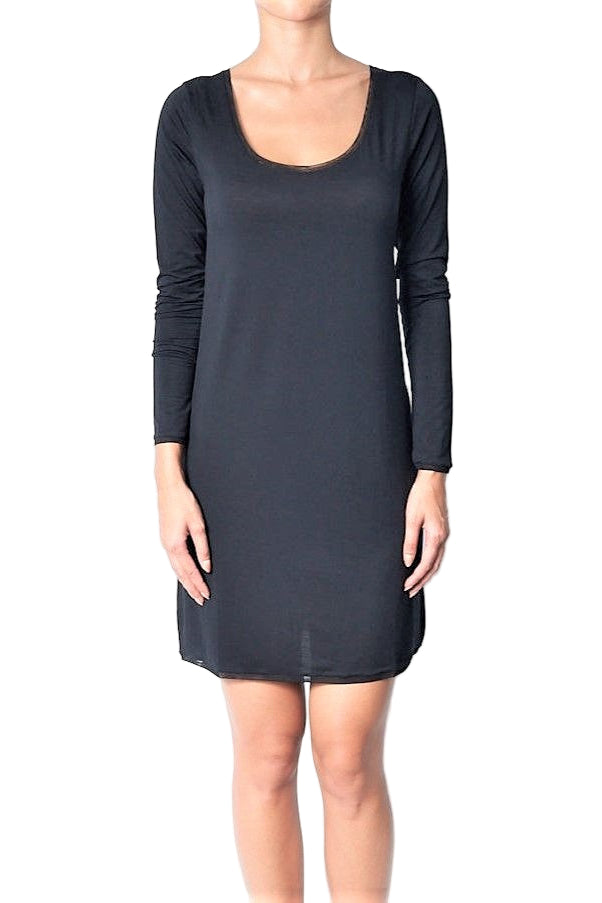 Long Sleeve Chemise-Micro modal