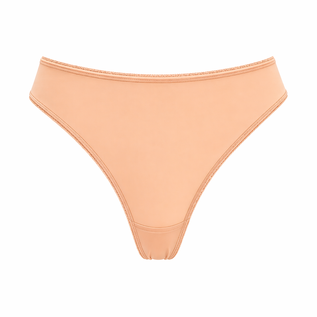☁️ J14-Lightweight Microfiber Thong - Blush