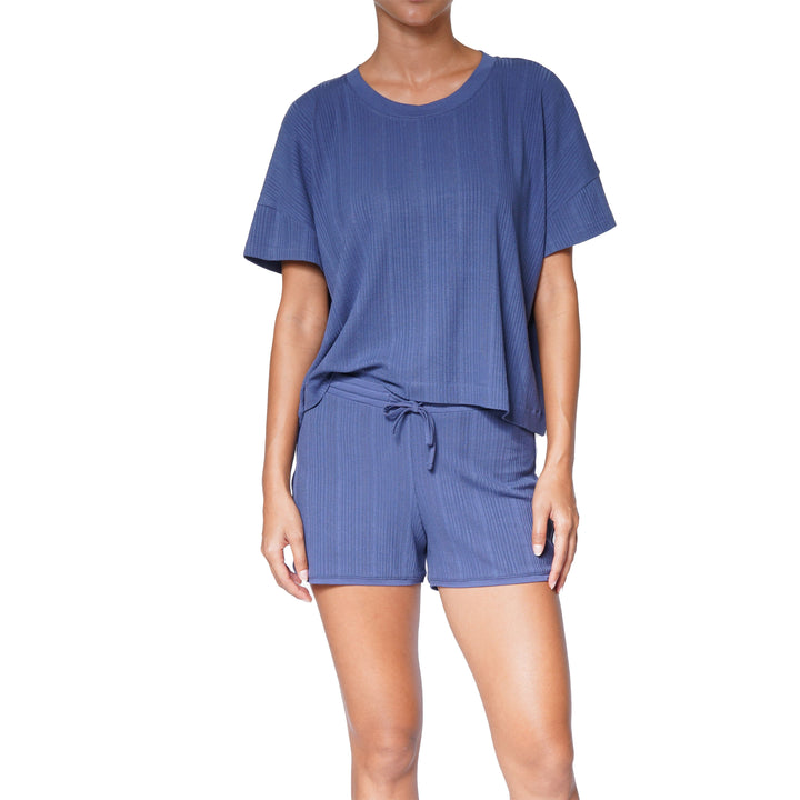 Douceur by Huit8 Relaxed T-shirt - Denim