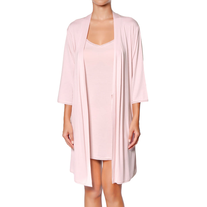 Buttery Micro Modal Robe- Attached Belt