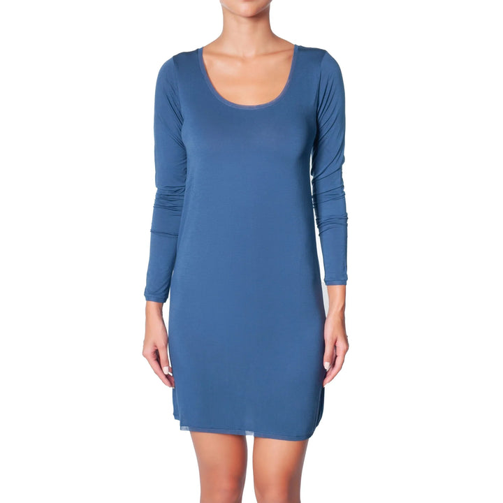 Long Sleeve Chemise-Micro modal