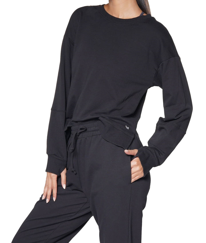 Elegant Sweatshirt — Black