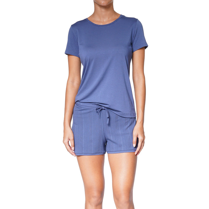 Douceur Ribbed Classic t-shirt, Huit.com