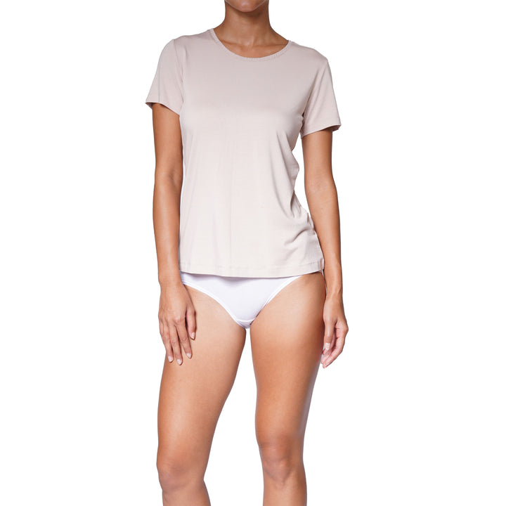 Douceur Ribbed Classic t-shirt, Huit.com