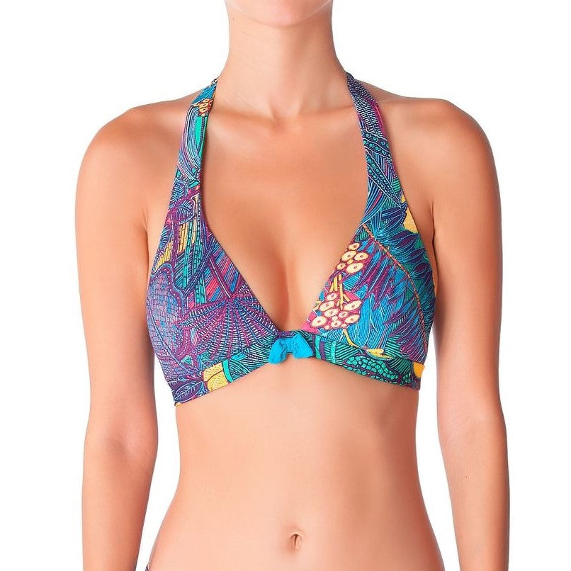 huit tropical jungle triangular bikini top TRO-30, huit lingerie
